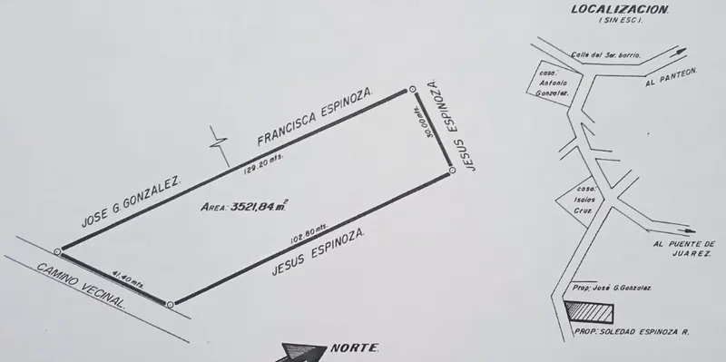 Terreno amplio en CAHUACAN